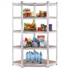 Regał magazynowy narożny 180x90x40 cm stal galwanizowana 5 półek 875 kg ModernHome