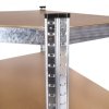 Regał magazynowy narożny 180x90x40 cm stal galwanizowana 5 półek 875 kg ModernHome
