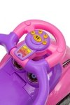 Autko jeździk pchacz 3w1 DELUXE z rączką panelem muzycznym - różowe