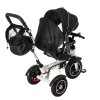 Rowerek trójkołowy Trike Fix V3 rower spacerówka 3w1 obracany 360 wolne koło czarny