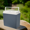 Lodówka samochodowa elektryczna 24L KAMAI ICEGO, zasilanie 12-230V, niebieska