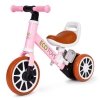 Rowerek trójkołowy biegowy z pedałami 2w1 różowy ECOTOYS