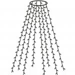 Kurtyna świetlna 160 lampek LED na choinkę