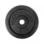 Żeliwne obciążenie talerz do sztangi 30mm inSPORTline Castblack 5 kg 30 mm