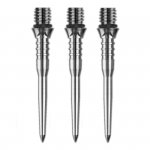 Groty do darta Mission Titan Pro Ti Conversion Points Grooved Silver 30 mm 3 szt.