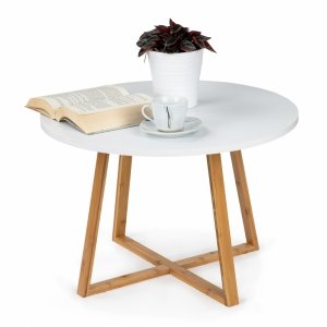 Stół stolik kawowy nowoczesny skandynawski 60cm bambus
