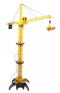 Dźwig Żuraw budowlany zdalnie sterowany  RC z hakiem 4CH 128cm