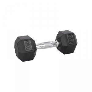 Hantla sześciokątna inSPORTline Hexsteel 9 kg