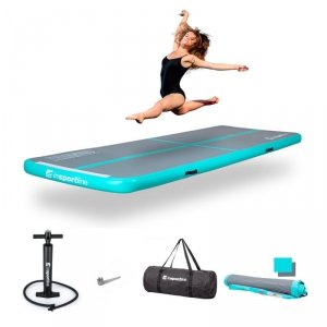 Ścieżka akrobatyczna Airtrack inSPORTline Airstunt 300x100x10 cm ∙ z pompką ∙ nośność 500 kg ∙ wodoodporna ∙ pokrowiec w zestawi