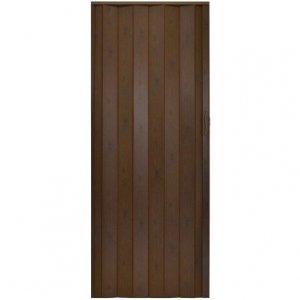 Drzwi harmonijkowe 001P WENGE MAT G - 90 cm