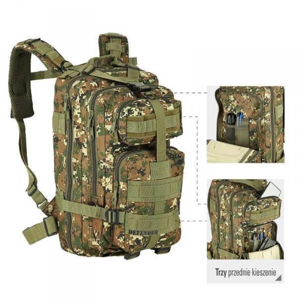 CBT7204  ZIELONY MORO DEFENDER PLECAK NILS CAMP
