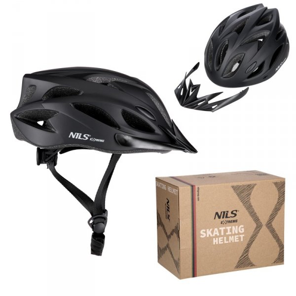 MTW291 KASK CZARNY ROZM. L (55-61CM) NILS EXTREME