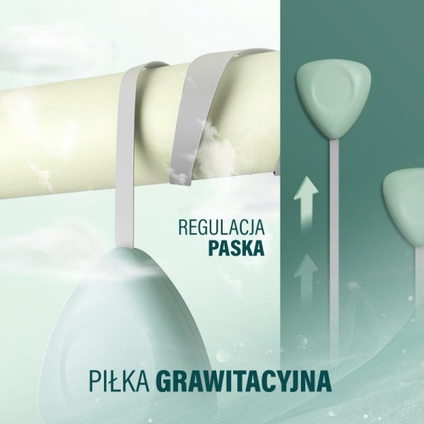 HHM14 HULA HOP GREEN Z MAGNESAMI I OBCIĄŻNIKIEM + LICZNIK HMS