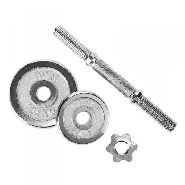 STC20 SZTANGIELKI REGULOWANE W WALIZCE CHROMOWANE 20KG HMS