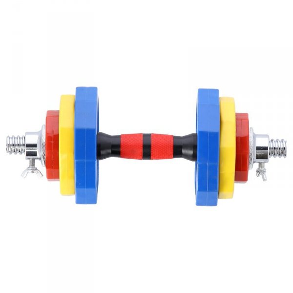 SKC20 SZTANGIELKI-SZTANGA W WALIZCE KOLOROWE  2x10KG HMS
