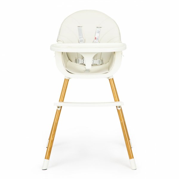 Krzesełko fotelik do karmienia 2w1 beżowe ECOTOYS