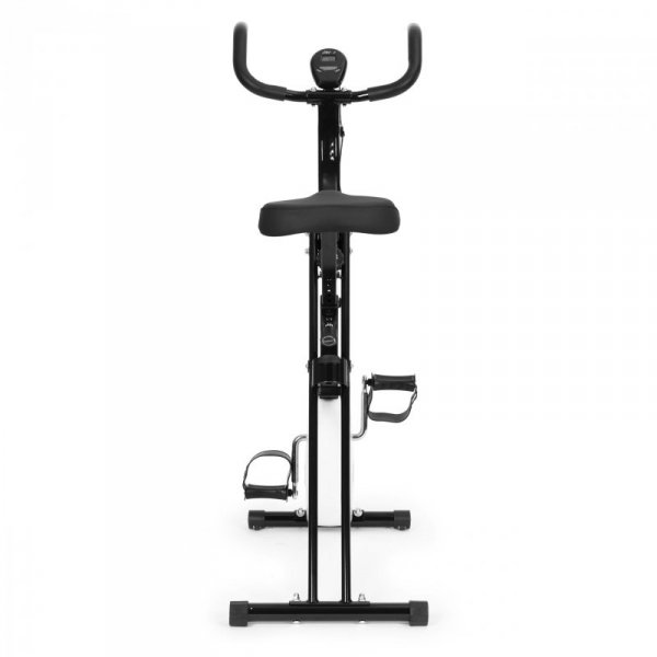 Rowerek treningowy rower stacjonarny fitness mechaniczny licznik komputer płynna regulacja - biały ModernHome