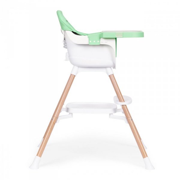 Fotelik krzesełko do karmienia dzieci 2w1 zielony ECOTOYS
