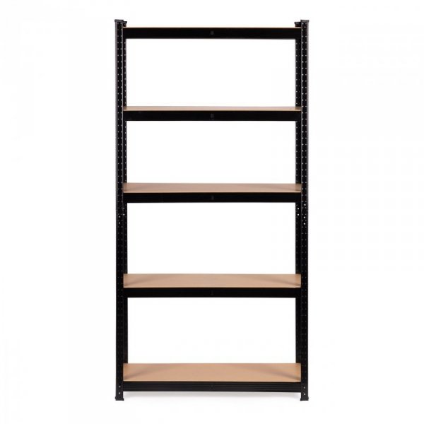 Regał metalowy magazynowy 180x90x30 cm do garażu piwnicy 5 półek 875 kg ModernHome