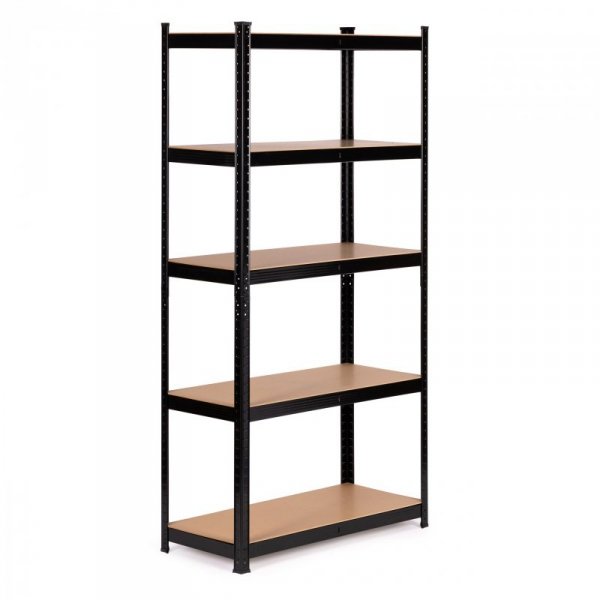 Regał metalowy magazynowy 180x90x30 cm do garażu piwnicy 5 półek 875 kg ModernHome