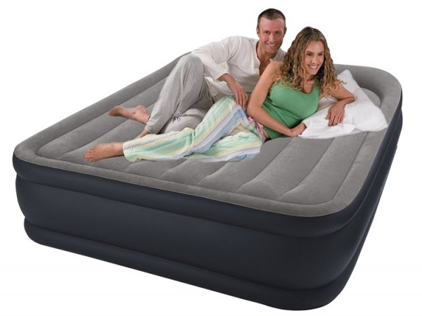 Materac dmuchany 203x152cm z pompką INTEX 64136ND