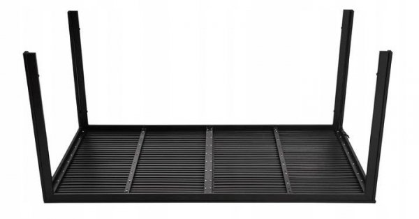 Stół ogrodowy 6-osobowy 156x78 cm polywood meble na taras brązowy