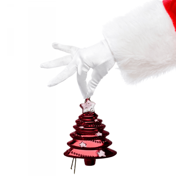 OZDOBA ŚWIĄTECZNA CHOINKA MIX KOLORÓW 11CM