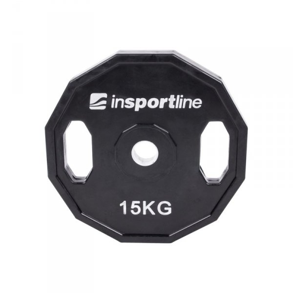 Gumowane obciążenie inSPORTline Ruberton 15 kg 30 mm