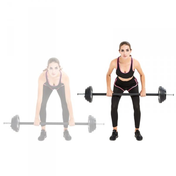 Sztanga + zestaw obciążeń inSPORTline Pumpstar 2–20 kg
