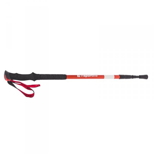 Kij trekkingowy inSPORTline Altiplano 100 czerwony