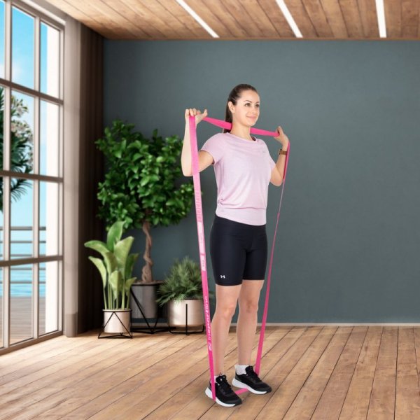 Guma oporowa do ćwiczeń inSPORTline Rand Medium ∙ obwód 208 cm, opór do 6 kg