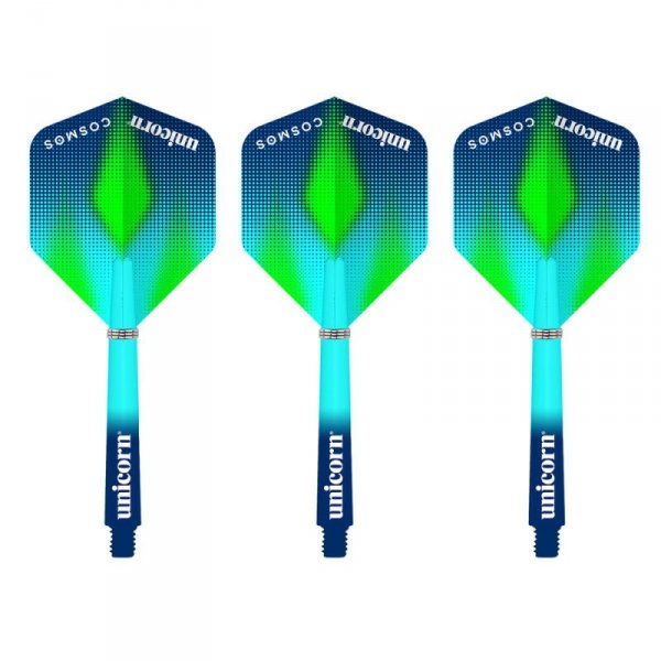 Nasadki z piórkami do lotek Unicorn Gripper 3 Cosmos Combo