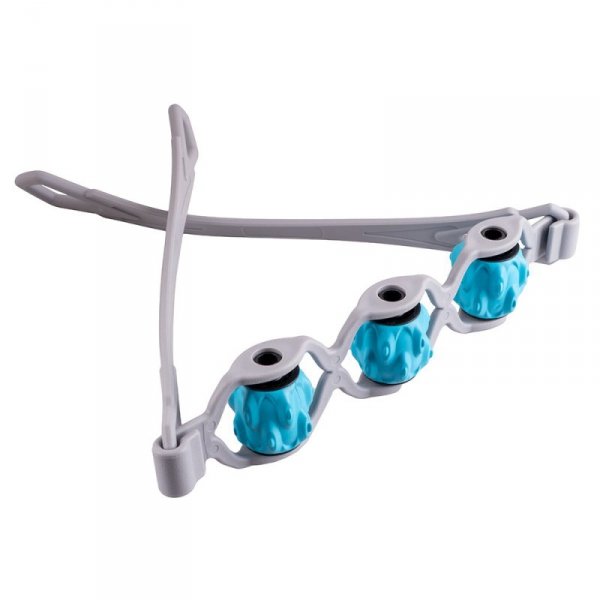 Roller pas do masażu inSPORTline Cinturo ∙ 3 wałki ∙ ulga dla mięśni ∙ relaks i rozluźnienie ∙ poprawa krążenia