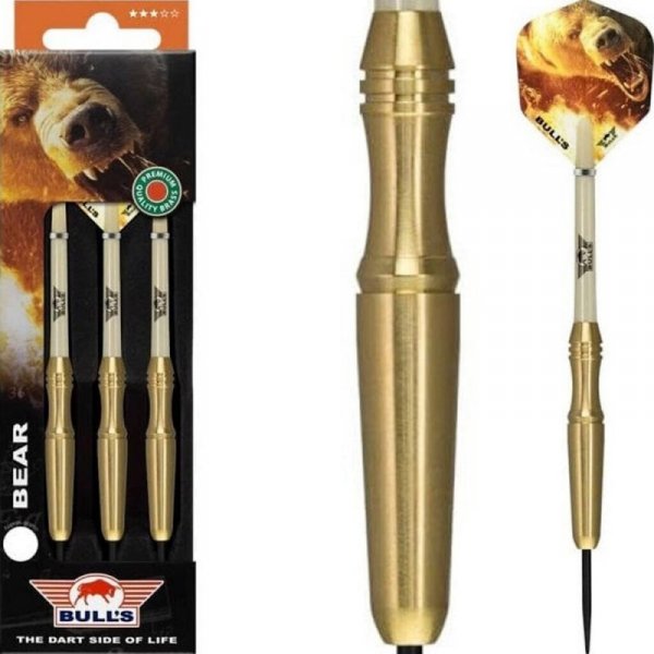 Lotki do darta Bull's Bear Brass Steel 3 sztuki