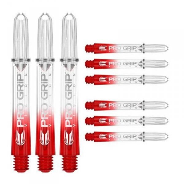 Nasadki do lotek Target Pro Grip Vision Red Intermediate 3x3 szt.