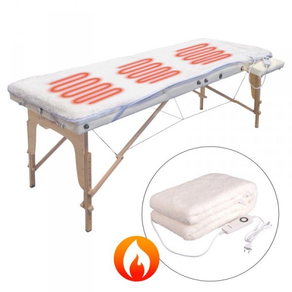 Uniwersalny koc podgrzewany elektrycznie inSPORTline Mawarta 190x70 cm
