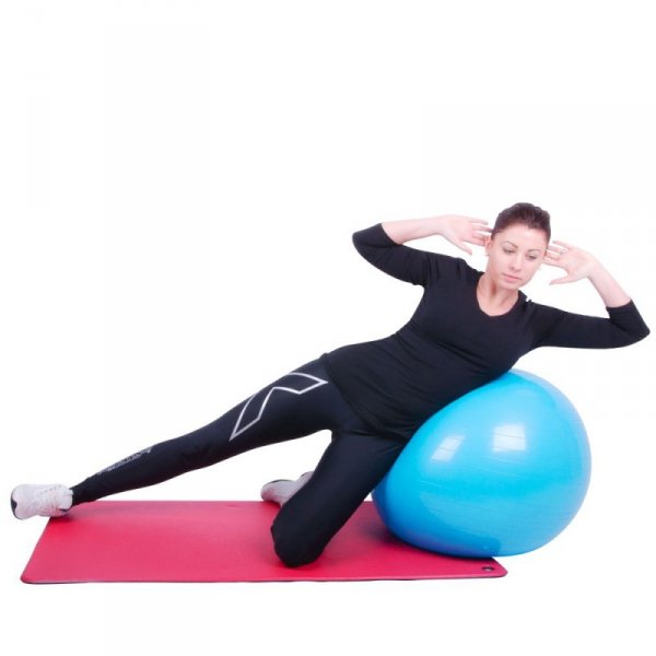 Piłka gimnastyczna z funkcją krzesła inSPORTline Top Ball 65 cm BallBase