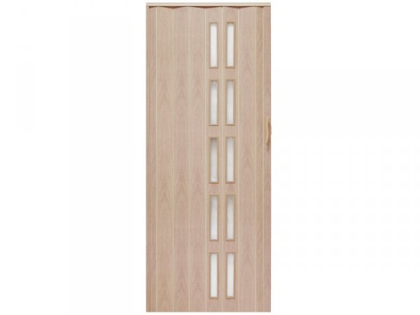 Drzwi harmonijkowe 005S DĄB SONOMA - 80 cm
