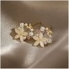 Kolczyki sztyfty wianuszek cyrkonie kwiatek motyl 1,2cm K1673