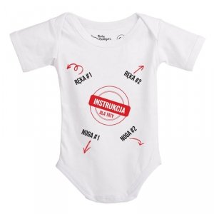 Baby Instructions - Body z instrukcją dla Taty