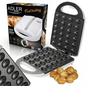 Adler AD 3039 Opiekacz do orzeszków forma do ciastek elektryczna 24 szt. XL 1600W