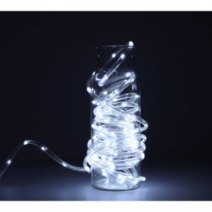 Lampki LED łańcuch sznur wąż 10m 100LED zimny biały