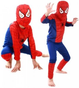 Kostium strój Spidermana rozmiar L 120-130cm