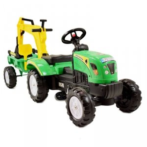 TRAKTOR NA PEDAŁY Z PRZYCZEPĄ I KOPARKĄ/ TR3007