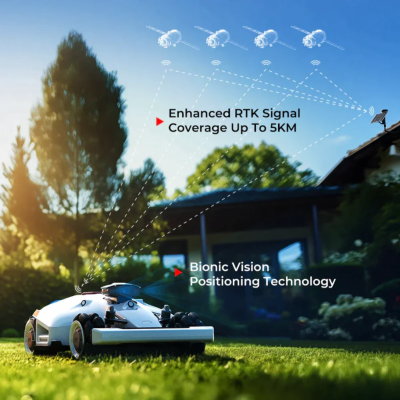 Robot koszący Mammotion Luba 2 AWD 10 000 Robot do trawy GPS RTK bez kabla