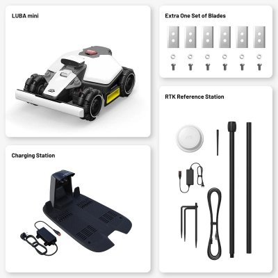 Mammotion Luba Mini AWD 1500 Robot koszący GPS RTK bez kabla