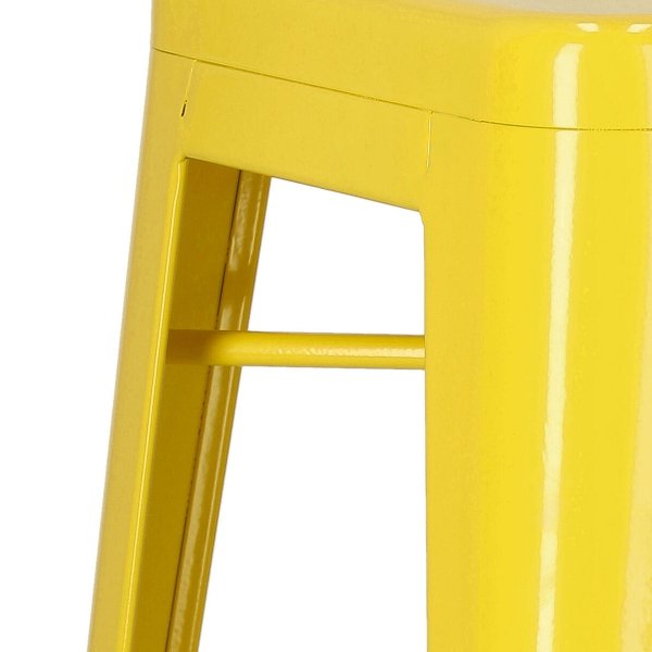Hoker Paris 66cm żółty inspirowany Tolix