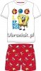 Piżama SpongeBob letnia biało-czerwona