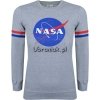 Bluza dziewczęca NASA Logo szara