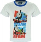 T-shirt Tomek i Przyjaciele Steam Team biały